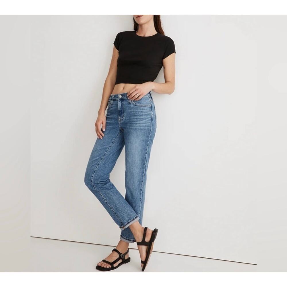 Madewell Womens The Slim Boyjean Denim Jeans Size 28